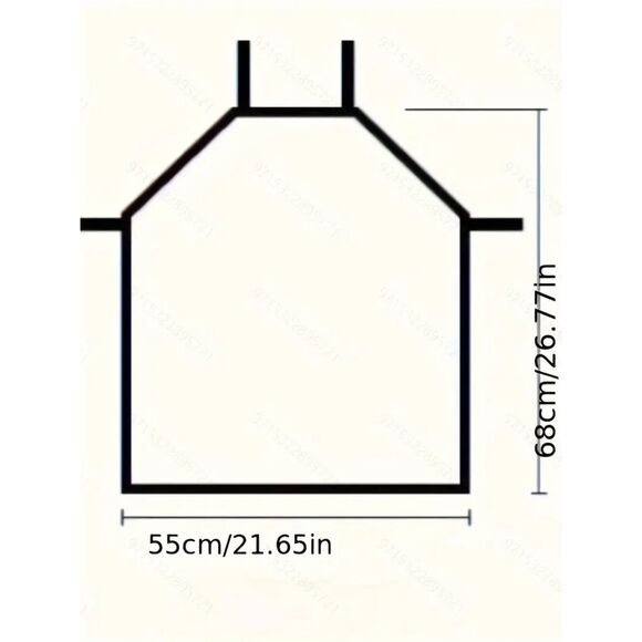 ⭐ Dad Graphic Bib Grilling Apron BBQ Tie Back Mens Blck Kitchen Baking NWOT - Picture 3 of 3